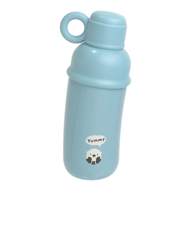 サブヒロモリ　ムームー　ステンレスななめボトル　550mL　きゃらめるらっこ
