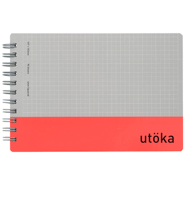 マルマン（maruman）　ウトカ　ノート　ポケットサイズ　N461－01　レッド