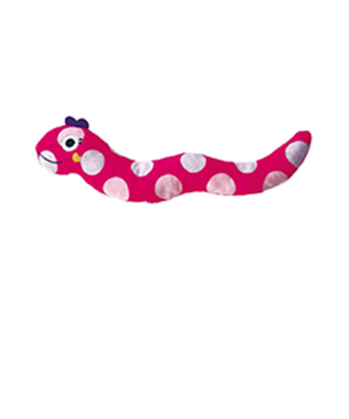 ワールド商事　ドッグトイ　ヘビ　TO101　ピンクドット