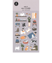 スワテリエ（suatelier）　ステッカー　cats　have　staff