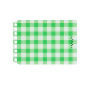 マルマン（maruman）　くるっとリング（KURUTTO　RING）　ギンガムチェック表紙　ミニサイズ　FMR9PB－03　緑