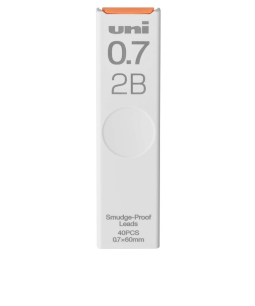 三菱鉛筆　ユニ　シャープ替芯　0.7mm　2B　ULS07402B