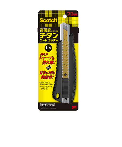 3M　スコッチ　チタンコートカッターPROプロ仕様　L型　TI－DLA