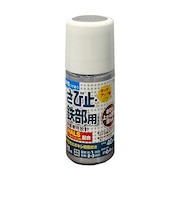 アトムハウスペイント　水性さび止鉄部用ハケ入　40mL　シルバー
