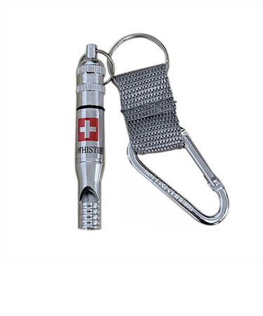 アメニティーコーポレーション　IDホイッスル＆カラビナリング