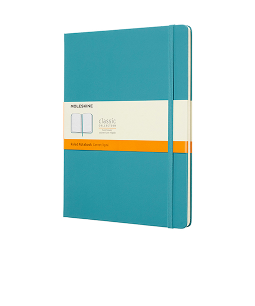 モレスキン（MOLESKINE）　ノートブック　ハードカバー　横罫　Xラージサイズ　QP090B35　リーフブルー