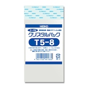 ヘイコー　クリスタルパック　テープ付き　100枚　T5-8