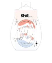 ビューティーアベニュー（BEAUTY　AVENUE）　生ジェルネイルシール　フット用　アンジュロゼプルーム　31枚入