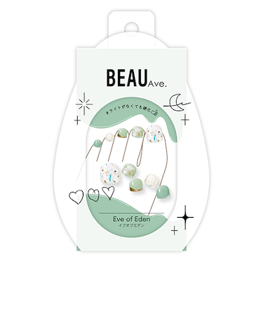 ビューティーアベニュー（BEAUTY　AVENUE）　生ジェルネイルシール　フット用　イブオブエデン　31枚入