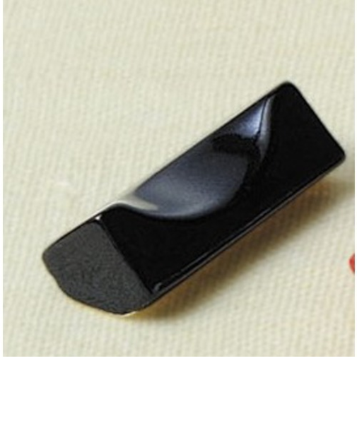 藍花　箸置き　おりがみ　黒　日本製