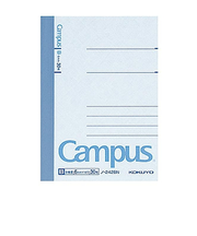 コクヨ（KOKUYO）　キャンパスノート　A7変形　B罫　ノ－242BN　30枚