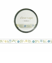 マインドウェイブ　クリアテープ　7mm幅　箔押し　95509　ハナ2