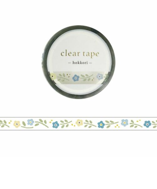 マインドウェイブ　クリアテープ　7mm幅　箔押し　95509　ハナ2