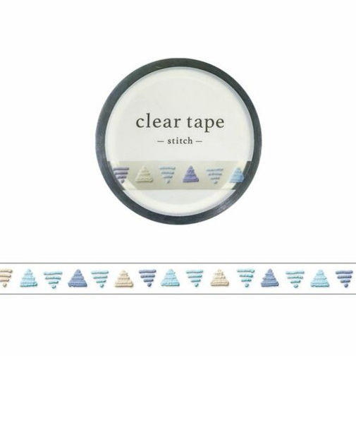 マインドウェイブ　クリアテープ　7mm幅　95505　ステッチモヨウ3