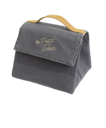 サブヒロモリ　トレゾワ　保冷おにぎりポーチ　L　グレー