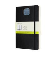 モレスキン（MOLESKINE）　クラシックノートブック　エクスパンデッド　ソフトカバー　無地　ラージサイズ　ブラック