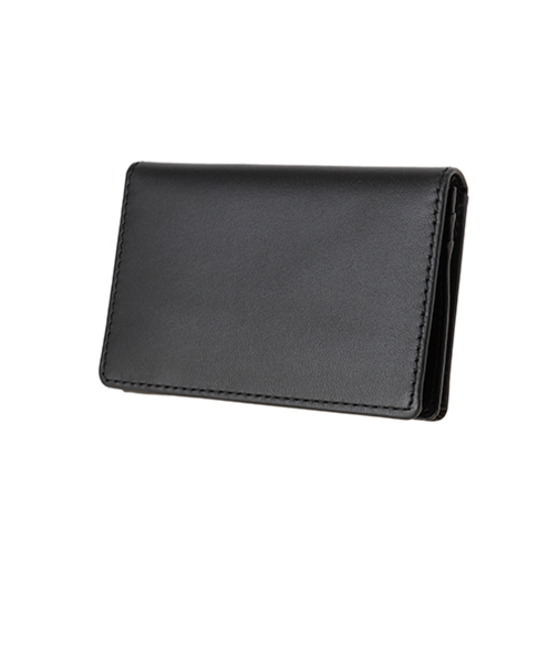 ハンズオリジナル　牛革製カジュアル名刺入れ　ブラック
