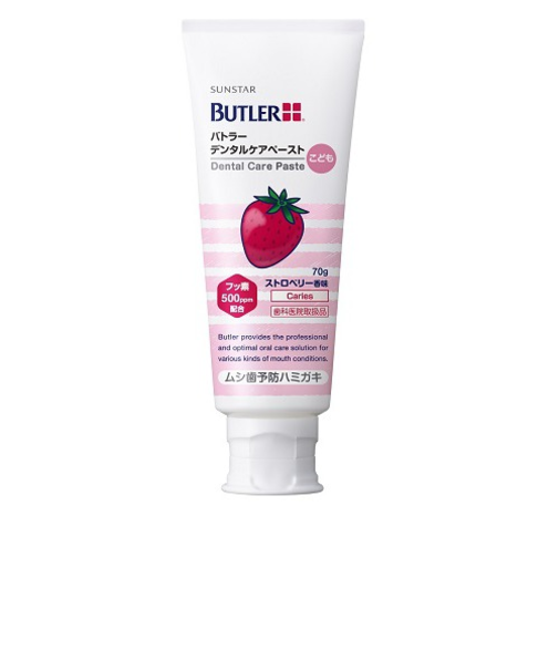 バトラー　デンタルケアペースト　コドモ　ストロベリー　70g