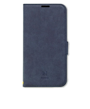 【iPhone16e】　ナチュラルデザイン（NATURAL　design）　STYLE　NATURAL　手帳型ケース　ブルー