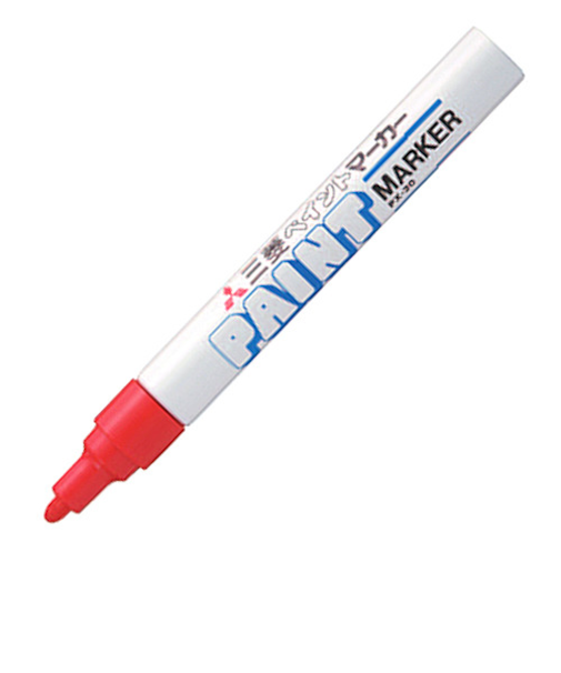 三菱鉛筆　ペイントマーカー　油性中字　PX－20　赤