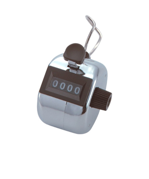 シンワ　数取器　B　手持型　シルバー