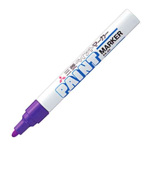 三菱鉛筆　ペイントマーカー　油性中字　PX－20　紫