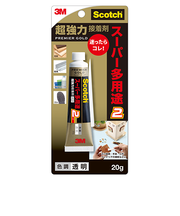 スコッチ　プレミアゴールド　スーパー多用途2　超強力接着剤　透明20g