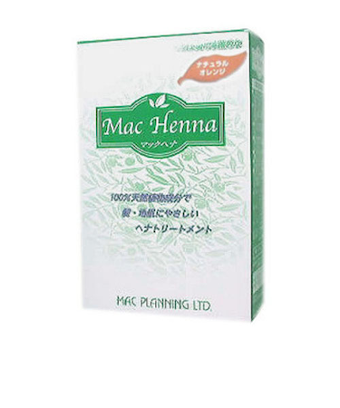 マックプランニング　マックヘナ　ハーバルヘアートリートメント　ナチュラルオレンジ　100g