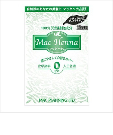 マックプランニング　マックヘナ　ハーバルヘアートリートメント　ナチュラルダークブラウン　120g