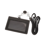 ハンズオリジナル　牛革製ベーシックIDケース　ブラック