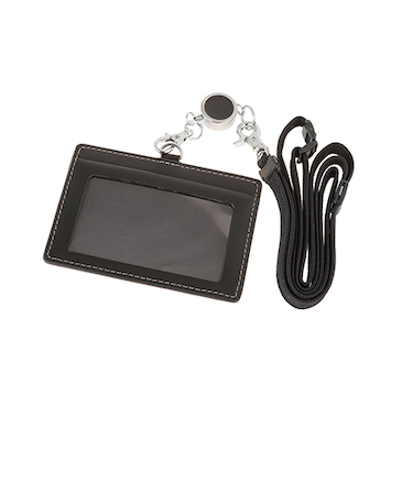 ハンズオリジナル　牛革製ベーシックIDケース　ブラック