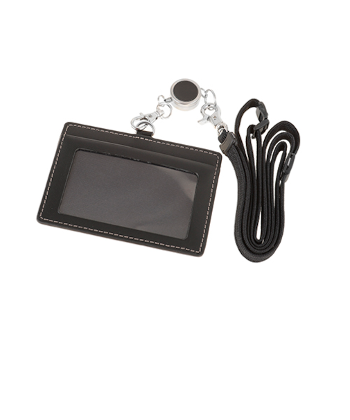 ハンズオリジナル　牛革製ベーシックIDケース　ブラック