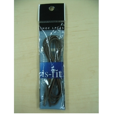 モリト　靴ひも　ロー引き　55cm　濃茶