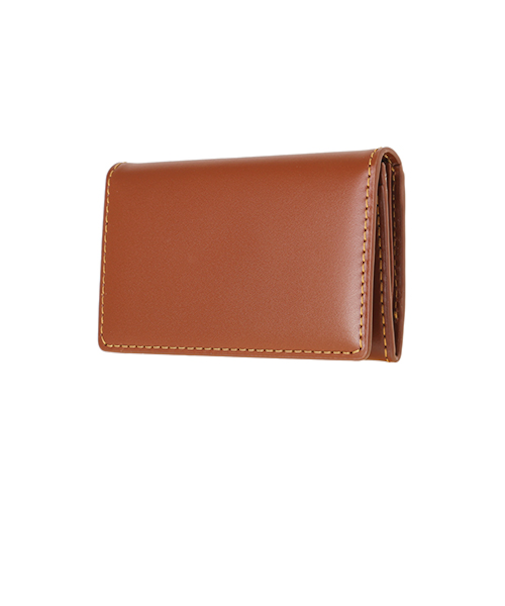 ハンズオリジナル　牛革製ベーシック名刺入れ　ブラウン