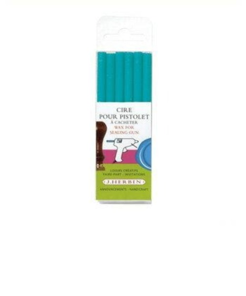 ジャックエルバン（JACQUES　HERBIN）　ガン用ワックス　ターコイズ