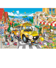 エポック社　PEANUTS　ハッピー　スクールバス　54-220s　2000スーパースモールピース