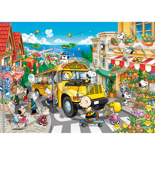 エポック社　PEANUTS　ハッピー　スクールバス　54-220s　2000スーパースモールピース