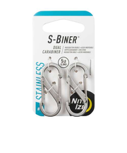 ナイトアイズ(NITE IZE) エスビナー #1 ステンレスシルバー 2個入