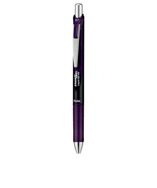 ぺんてる（Pentel）　ノック式エナージェル　0.7mm　ボルドーブラック