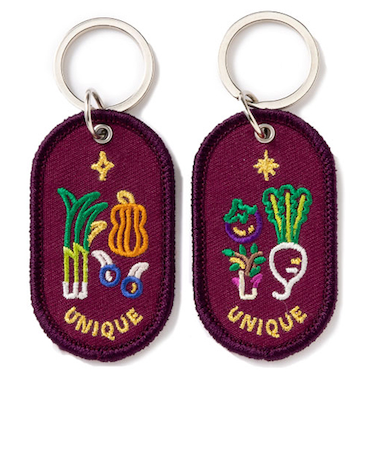 いろは出版　2／8b（ツーインエイトビリオン）　ペアキーリング　KYOTOver．　UNIQUE