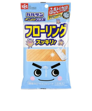レック　バルサン　激落ちシート　フローリング用　ダニよけプラス　15枚入