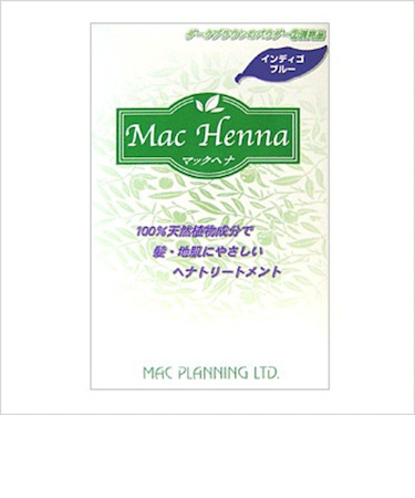 マックプランニング　マックヘナ　ハーバルヘアートリートメント　インディゴブルー　100g