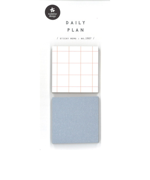 スワテリエ（suatelier）　デイリープランふせん　1950　2色×40枚入
