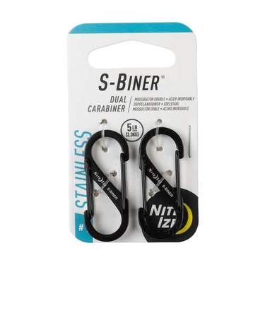 ナイトアイズ（NITE　IZE）　エスビナー　＃1　ブラック　2個入