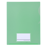 セキセイ　シールックワイドフォルダー　A4　CLK-2404　グリーン