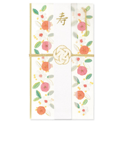 リュリュ　花づつみ　祝儀袋　HPB－26　刺しゅう・ラナンキュラス