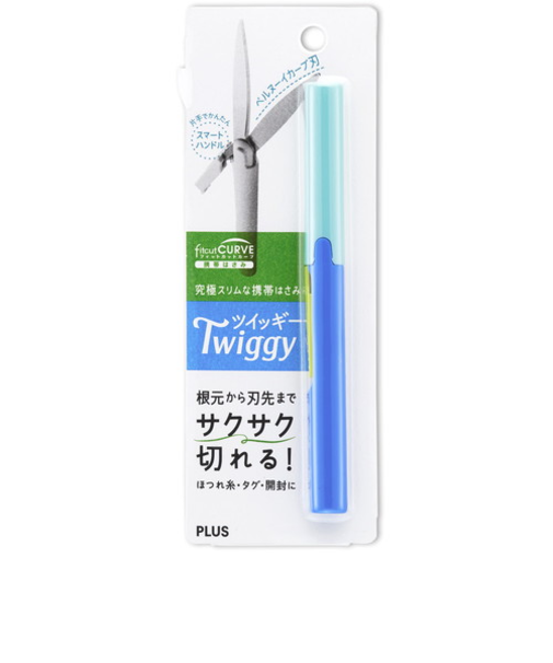 プラス（PLUS）　フィットカットカーブ　ツイッギー　34－575　ブルー