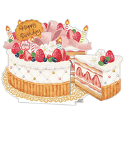 ホールマーク（Hallmark）　誕生お祝い　立体オルゴール　839659　イチゴケーキ