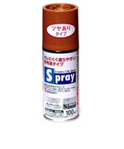 アサヒペン　スプレー　100ml　ツヤあり　ライトブラウン