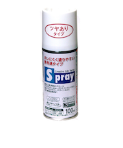 アサヒペン　スプレー　100ml　ツヤあり　グロスホワイト